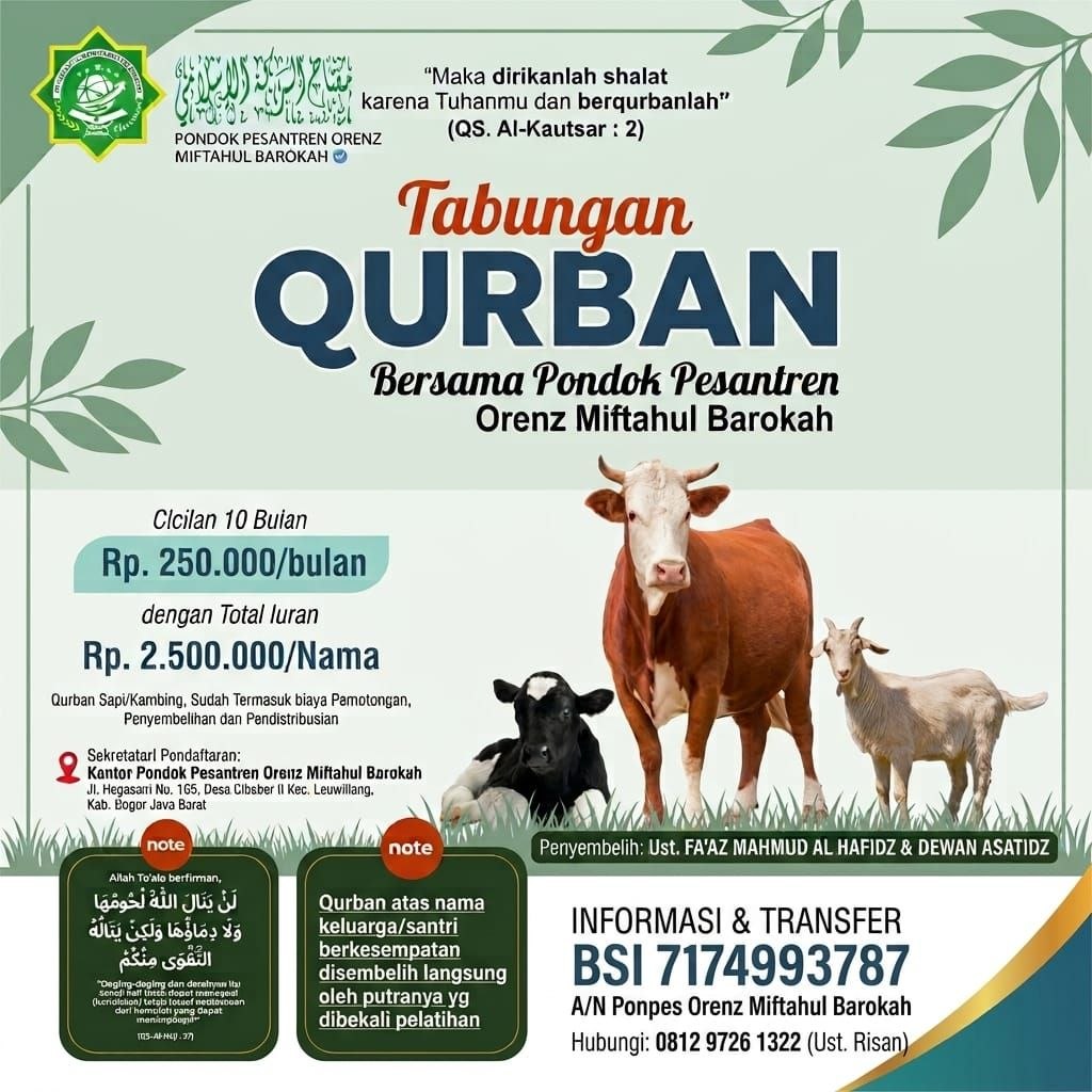 Poster Tabungan Qurban